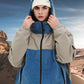 BSRABBIT MMM HF WINDBREAKER HOODED JACKET ASH KHAKI / CORDUROY SKY BSR2425FWJK082