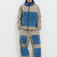 BSRABBIT MMM HF WINDBREAKER HOODED JACKET ASH KHAKI / CORDUROY SKY BSR2425FWJK082