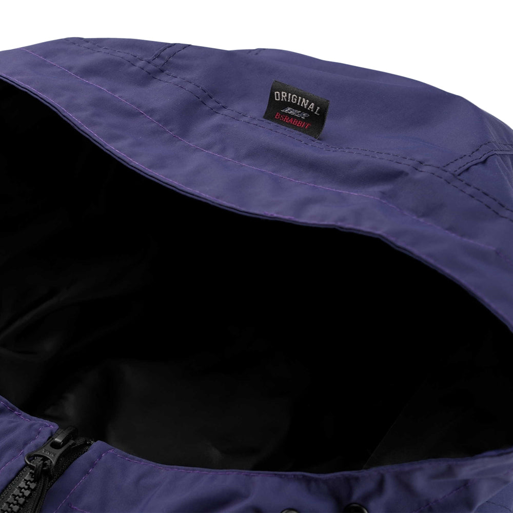 BSRABBIT MMM HF WINDBREAKER HOODED JACKET PURPLE BSR2425FWJK079