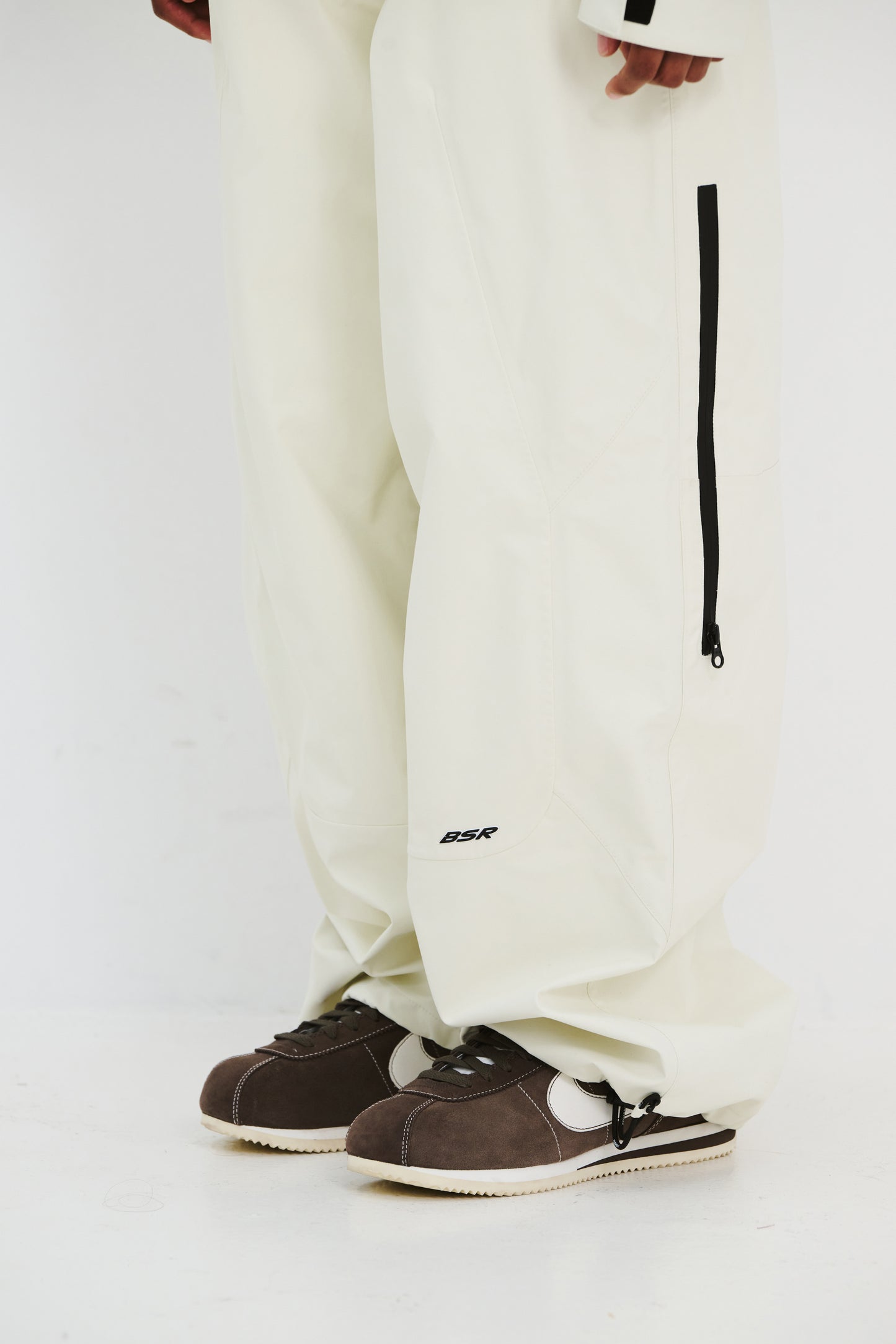 BSRABBIT MOUNTAIN 3L SEAM SEALING WIDE VENTILATION PANTS CREAM BSR2425FWPT007