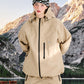 BSRABBIT MOUNTAIN HOODED 3L SEAM SEALING JACKET BEIGE BSR2425FWJK005