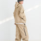 BSRABBIT MOUNTAIN HOODED 3L SEAM SEALING JACKET BEIGE BSR2425FWJK005