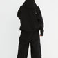 BSRABBIT MOUNTAIN HOODED 3L SEAM SEALING JACKET BLACK BSR2425FWJK006