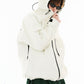 BSRABBIT MOUNTAIN HOODED 3L SEAM SEALING JACKET CREAM BSR2425FWJK007