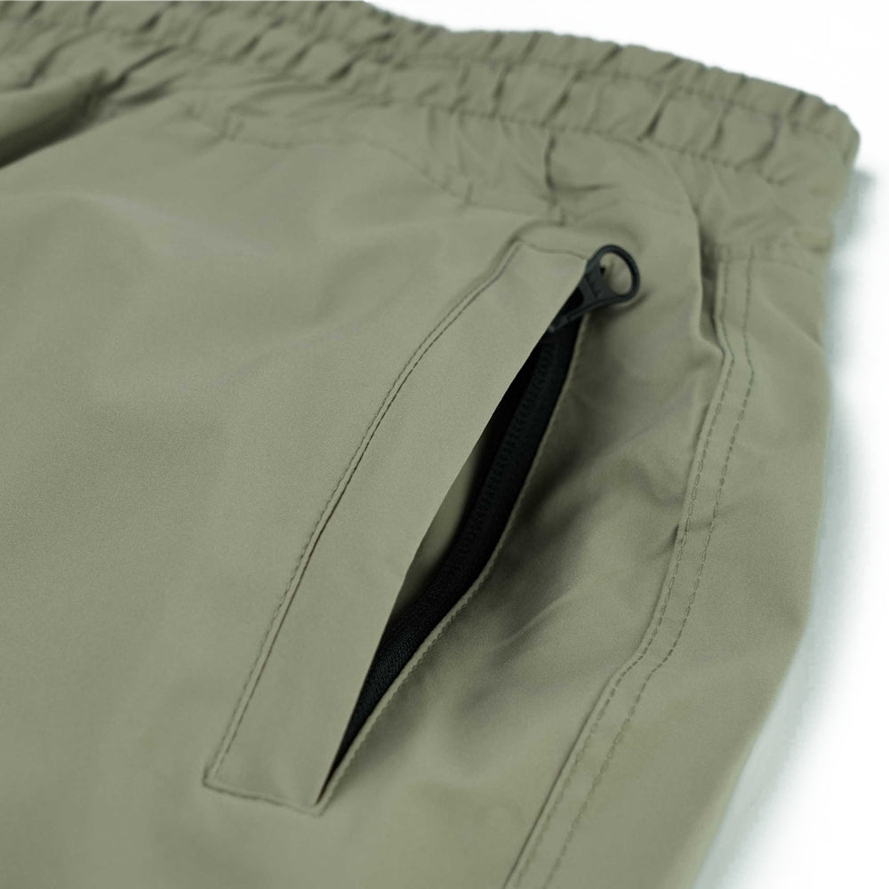 BSRABBIT OPEN 4 POCKET WIDE TRACK PANTS ASH KHAKI / CORDUROY SKY BSR2425FWPT093