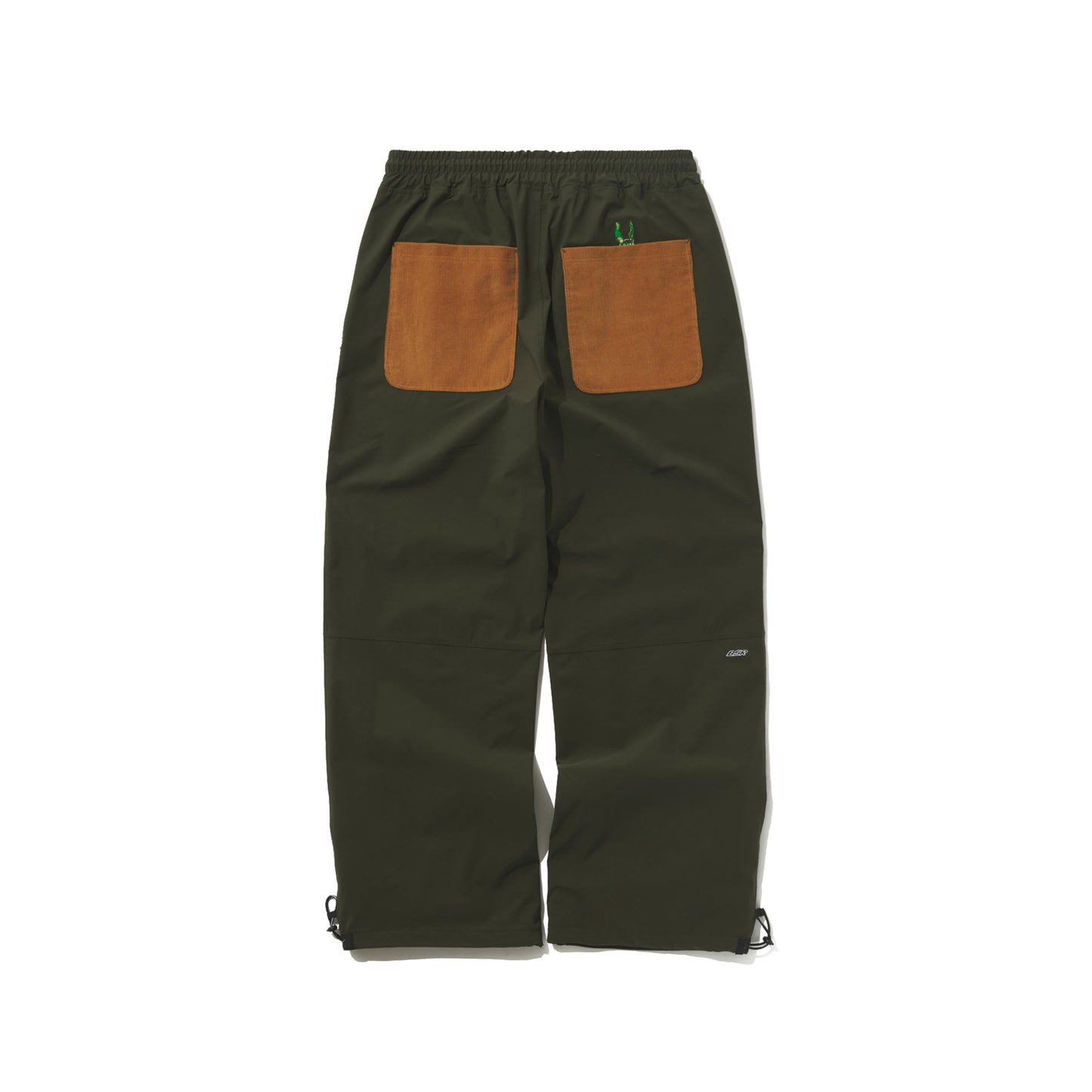 BSRABBIT OPEN 4 POCKET WIDE TRACK PANTS DEEP KHAKI / CORDUROY BROWN BSR2425FWPT092