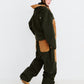 BSRABBIT OPEN 4 POCKET WIDE TRACK PANTS DEEP KHAKI / CORDUROY BROWN BSR2425FWPT092