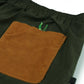 BSRABBIT OPEN 4 POCKET WIDE TRACK PANTS DEEP KHAKI / CORDUROY BROWN BSR2425FWPT092