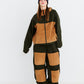 BSRABBIT OPEN 4 POCKET WIDE TRACK PANTS DEEP KHAKI / CORDUROY BROWN BSR2425FWPT092