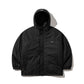 BSRABBIT ORIGINAL BSR HOODED JACKET BLACK BSR2425FWJK059