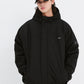 BSRABBIT ORIGINAL BSR HOODED JACKET BLACK BSR2425FWJK059