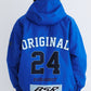 BSRABBIT ORIGINAL BSR HOODED JACKET BLUE BSR2425FWJK060