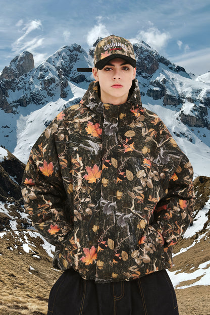 BSRABBIT ORIGINAL BSR HOODED JACKET REALTREE BLACK BSR2425FWJK061