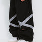 BSRABBIT ORIGINAL POT-X REFLECTIVE WIDE JOGGER PANTS BLACK BSR2425FWPT083