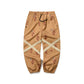 BSRABBIT ORIGINAL POT-X REFLECTIVE WIDE JOGGER PANTS BROWN BSR2425FWPT086