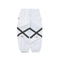 BSRABBIT ORIGINAL POT-X REFLECTIVE WIDE JOGGER PANTS WHITE BSR2425FWPT084