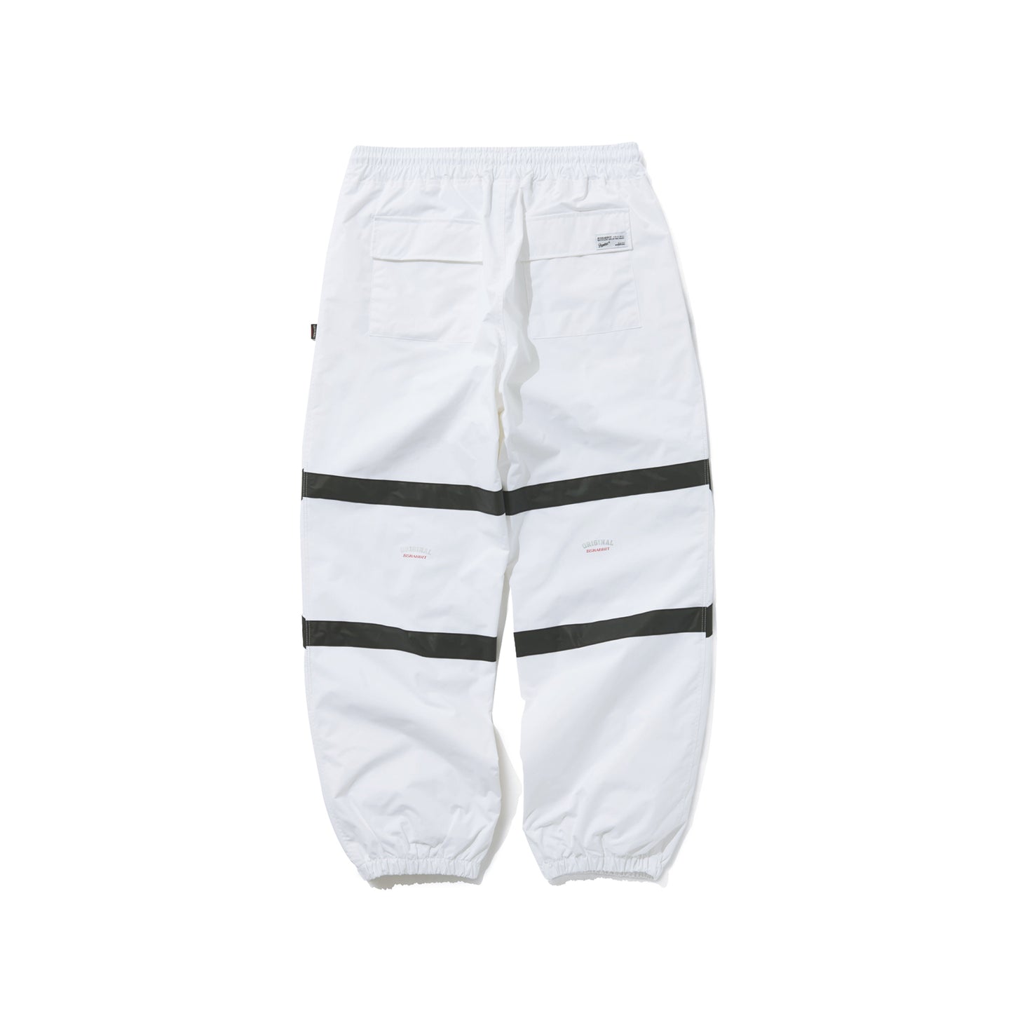 BSRABBIT ORIGINAL POT-X REFLECTIVE WIDE JOGGER PANTS WHITE BSR2425FWPT084