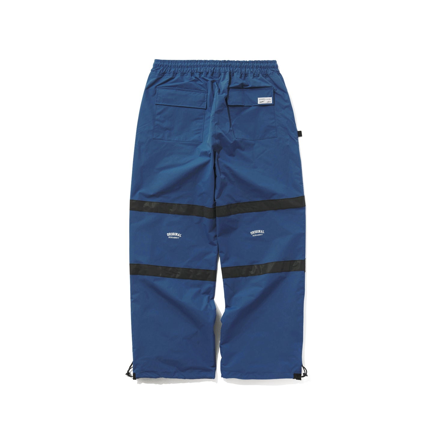 BSRABBIT ORIGINAL POT-X REFLECTIVE WIDE TRACK PANTS ASH BLUE BSR2425FWPT088