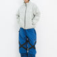 BSRABBIT ORIGINAL POT-X REFLECTIVE WIDE TRACK PANTS ASH BLUE BSR2425FWPT088