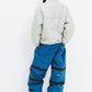 BSRABBIT ORIGINAL POT-X REFLECTIVE WIDE TRACK PANTS ASH BLUE BSR2425FWPT088