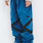 BSRABBIT ORIGINAL POT-X REFLECTIVE WIDE TRACK PANTS ASH BLUE BSR2425FWPT088