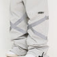 BSRABBIT ORIGINAL POT-X REFLECTIVE WIDE TRACK PANTS GRAY BSR2425FWPT087