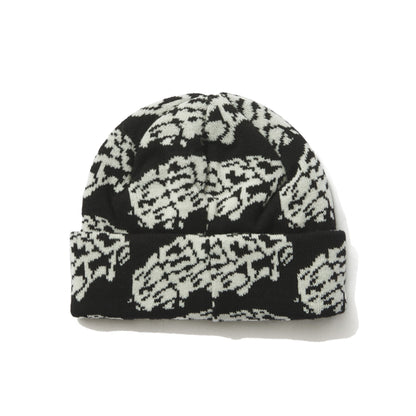 BSRABBIT OVER LOGO BEANIE BLACK BSR2425FWBN006