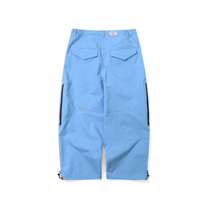 BSR2526FWPT004 MOUNTAIN 3L SEAM SEALING WIDE VENTILATION PANTS SKY BLUE