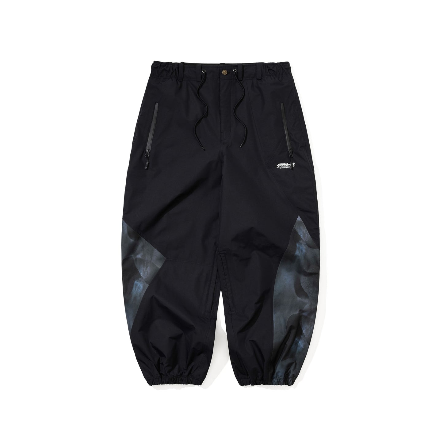 BSR2526FWPT007 FUSION 3L SEAM SEALING WIDE VENTILATION JOGGER PANTS BLACK