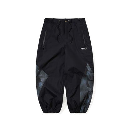 BSR2526FWPT007 FUSION 3L SEAM SEALING WIDE VENTILATION JOGGER PANTS BLACK