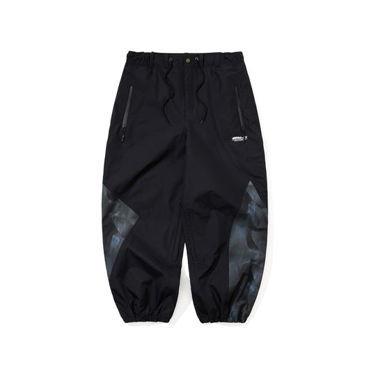 BSR2526FWPT007 FUSION 3L SEAM SEALING WIDE VENTILATION JOGGER PANTS BLACK