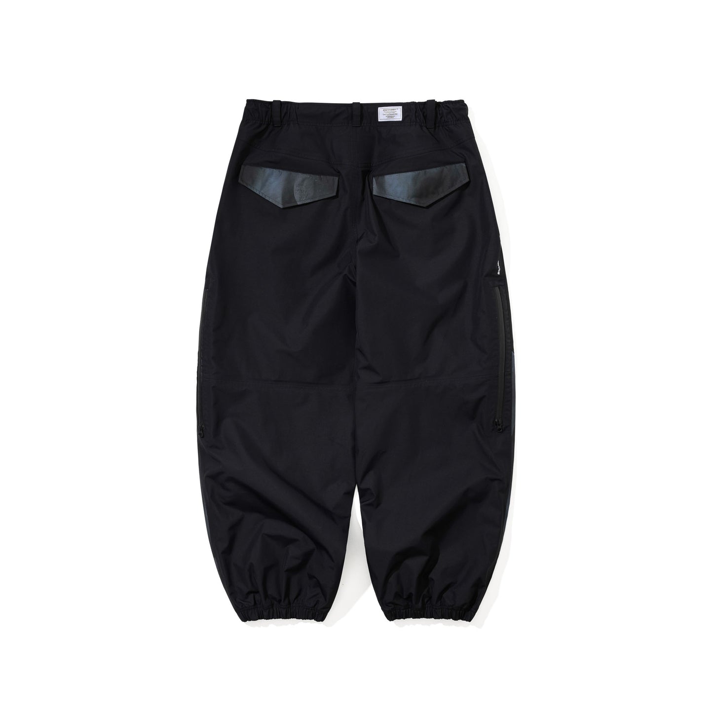 BSR2526FWPT007 FUSION 3L SEAM SEALING WIDE VENTILATION JOGGER PANTS BLACK