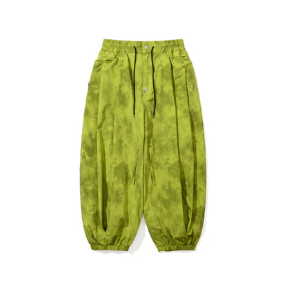 BSR2526FWPT010 DSXBS 3L NEW SUPER WIDE VENTILATION JOGGER PANTS RIP STOP LIME