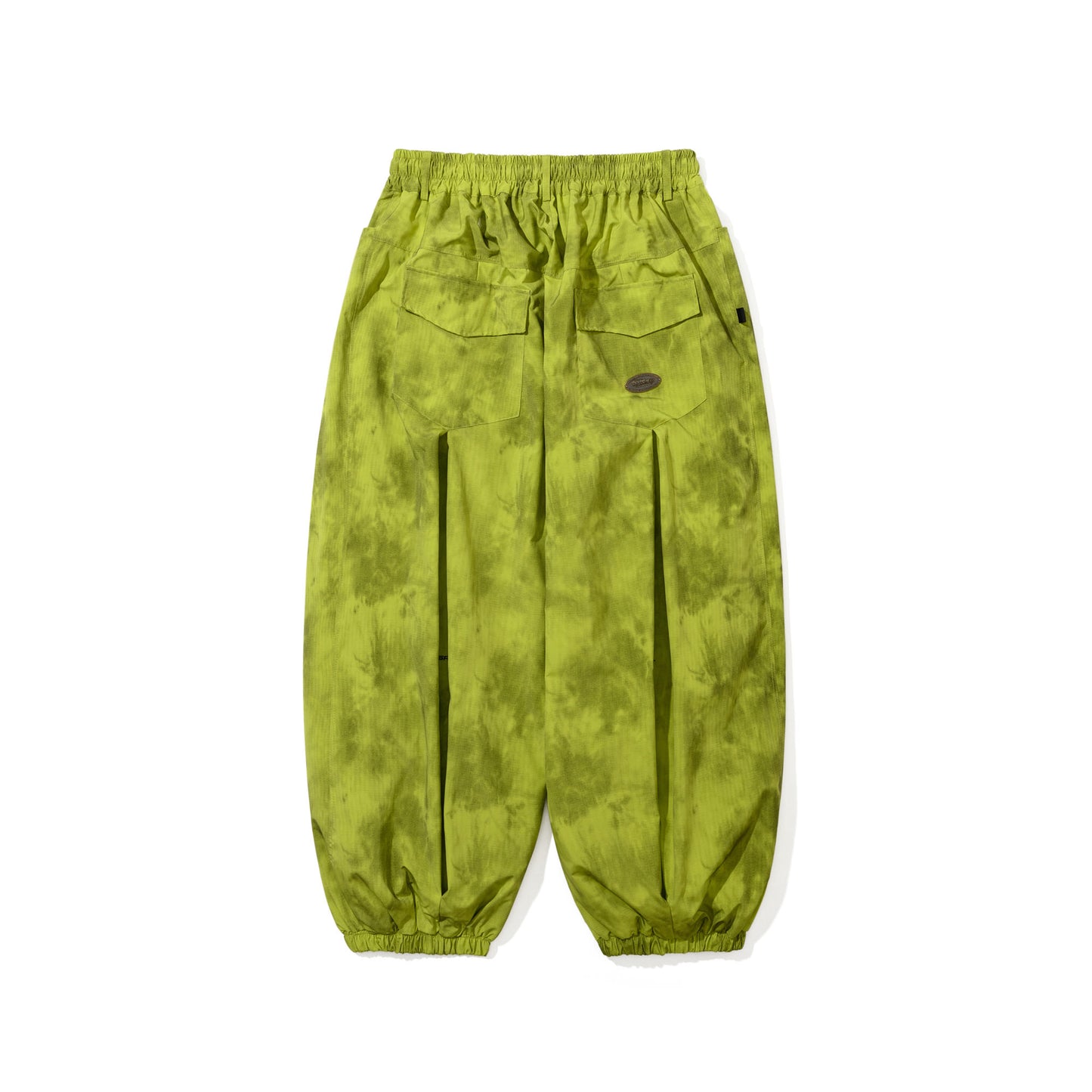 BSR2526FWPT010 DSXBS 3L NEW SUPER WIDE VENTILATION JOGGER PANTS RIP STOP LIME
