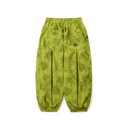 BSR2526FWPT010 DSXBS 3L NEW SUPER WIDE VENTILATION JOGGER PANTS RIP STOP LIME