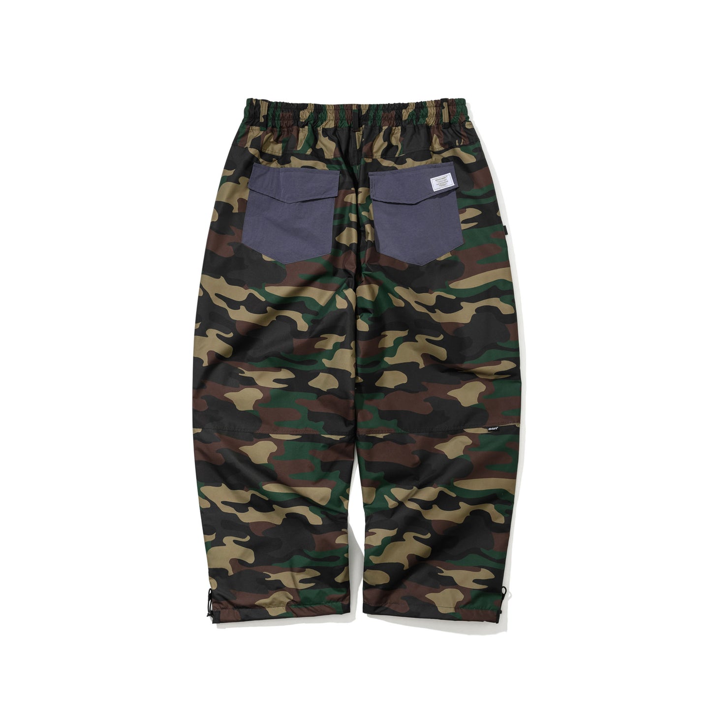 BSR2526FWPT017 3D ZIPPER POCKET SUPER WIDE VENTILATION PANTS WOODLAND CAMO