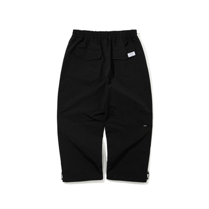 BSR2526FWPT020 3D ZIPPER POCKET SUPER WIDE VENTILATION PANTS BLACK