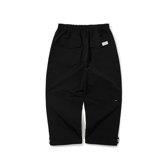 BSR2526FWPT020 3D ZIPPER POCKET SUPER WIDE VENTILATION PANTS BLACK
