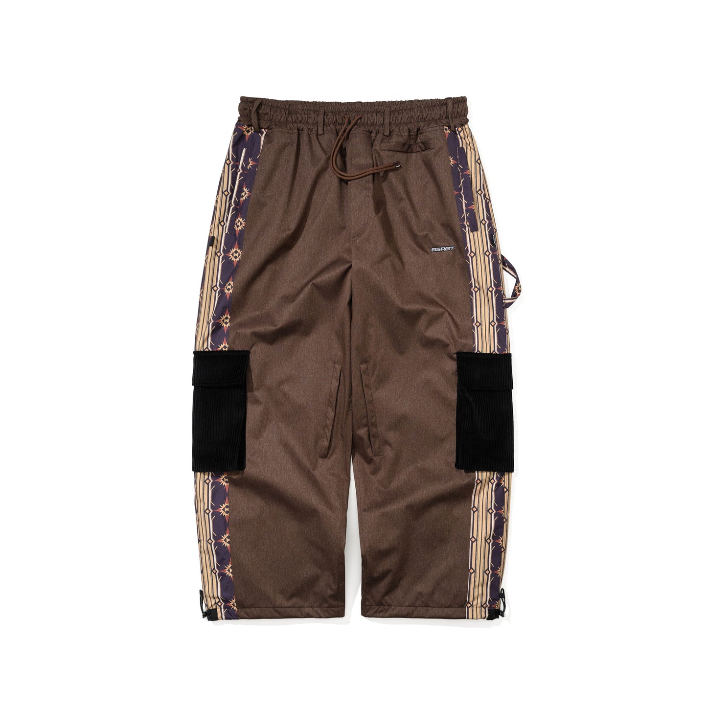 BSR2526FWPT024 HERITAGE BIG CARGO POCKET SUPER WIDE VENTILATION PANTS DARK BROWN