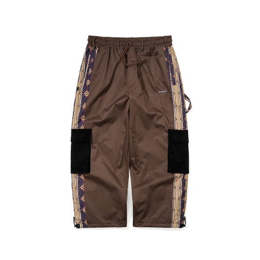 BSR2526FWPT024 HERITAGE BIG CARGO POCKET SUPER WIDE VENTILATION PANTS DARK BROWN