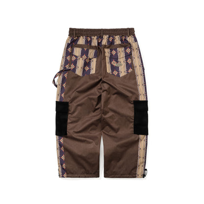 BSR2526FWPT024 HERITAGE BIG CARGO POCKET SUPER WIDE VENTILATION PANTS DARK BROWN