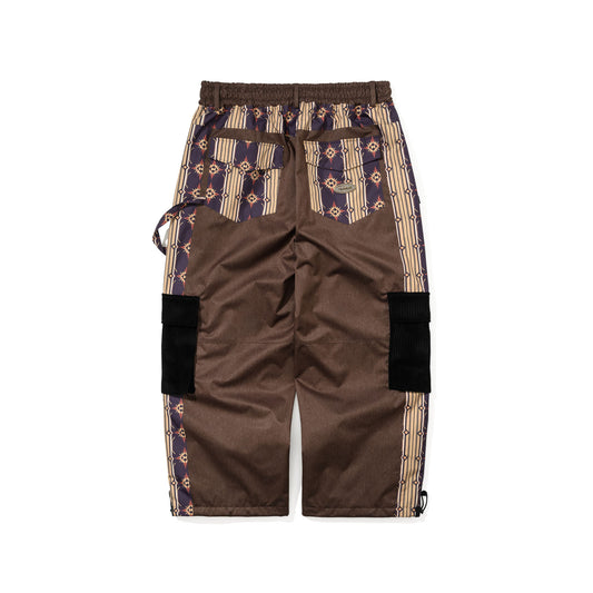 BSR2526FWPT024 HERITAGE BIG CARGO POCKET SUPER WIDE VENTILATION PANTS DARK BROWN
