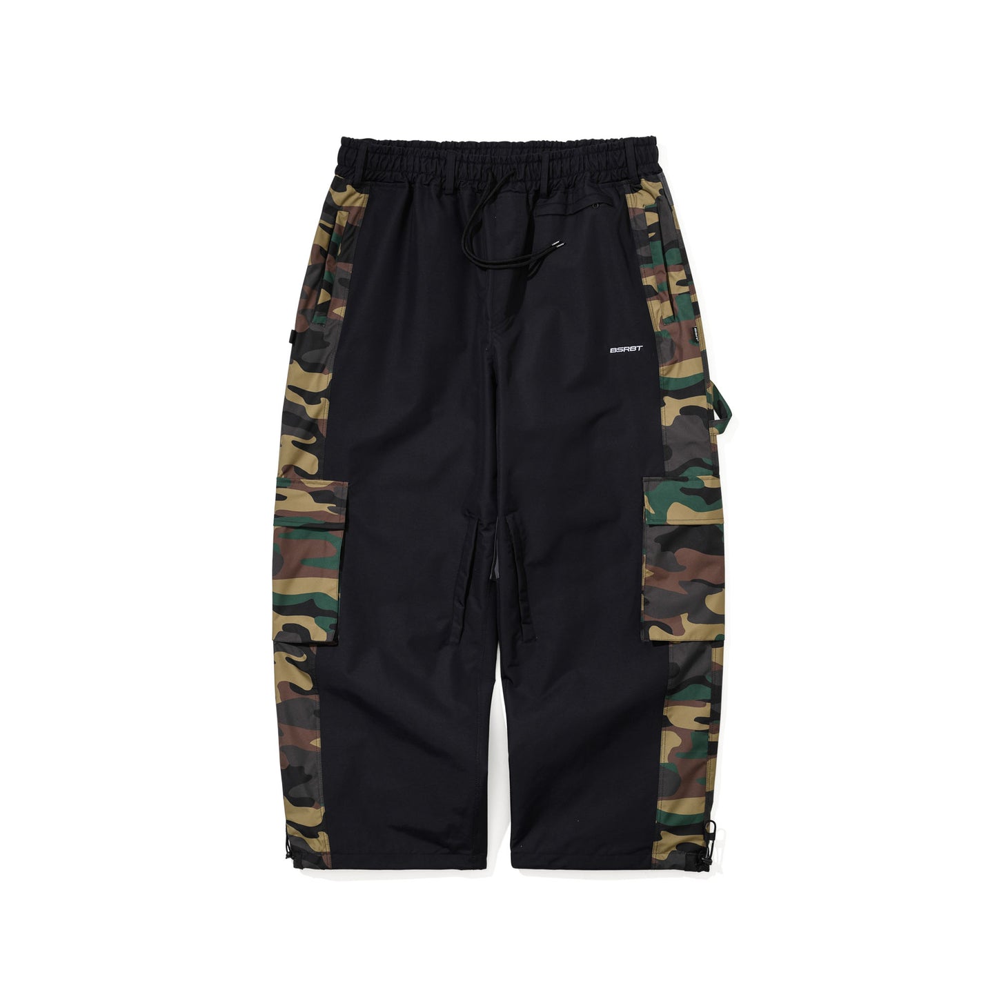 BSR2526FWPT026 HERITAGE BIG CARGO POCKET SUPER WIDE VENTILATION PANTS BLACK CAMO