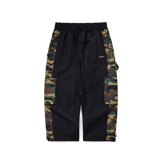 BSR2526FWPT026 HERITAGE BIG CARGO POCKET SUPER WIDE VENTILATION PANTS BLACK CAMO