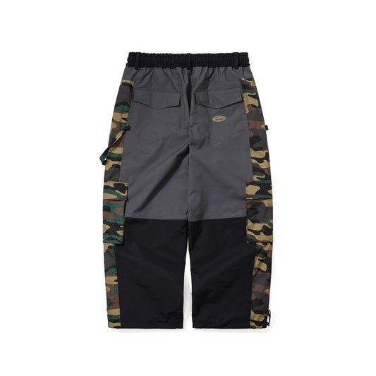 BSR2526FWPT026 HERITAGE BIG CARGO POCKET SUPER WIDE VENTILATION PANTS BLACK CAMO
