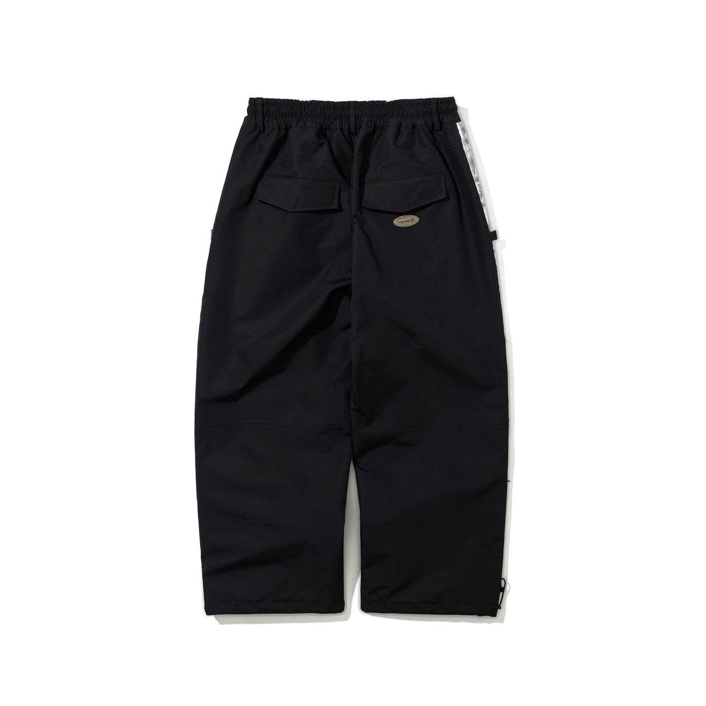 BSR2526FWPT030 AGED CONTRAST SUPER WIDE VENTILATION PANTS BLACK