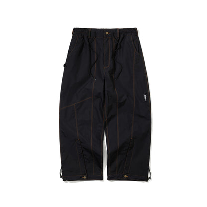 BSR2526FWPT033 FLIP SIDE SUPER WIDE PANTS BLACK