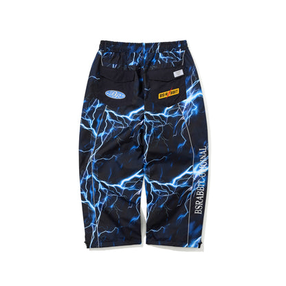 BSR2526FWPT038 PATCHED UTILITY SUPER WIDE VENTILATION PANTS DARK NAVY / THUNDER BLUE
