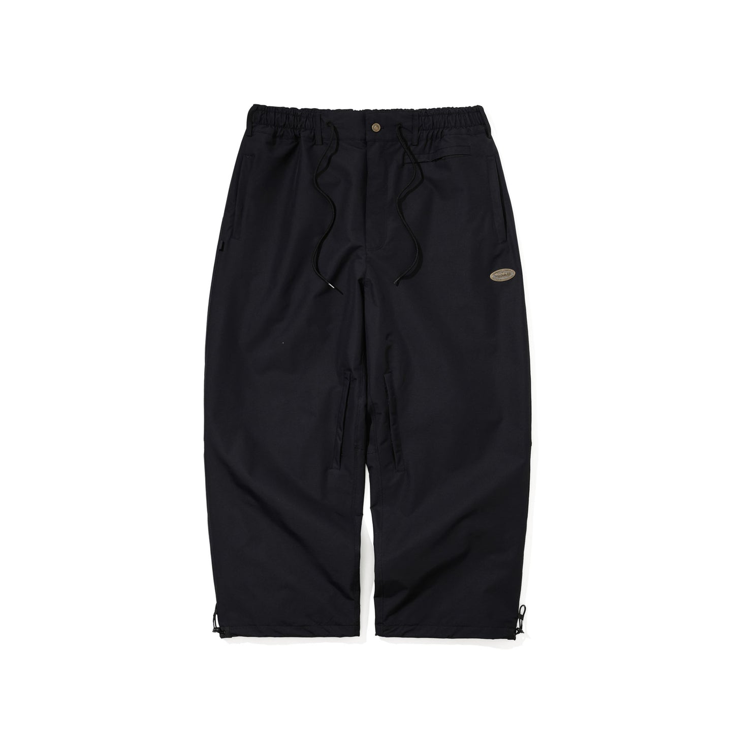 BSR2526FWPT039 NATURAL SUPER WIDE VENTILATION PANTS BLACK