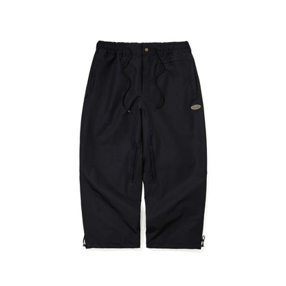 BSR2526FWPT039 NATURAL SUPER WIDE VENTILATION PANTS BLACK